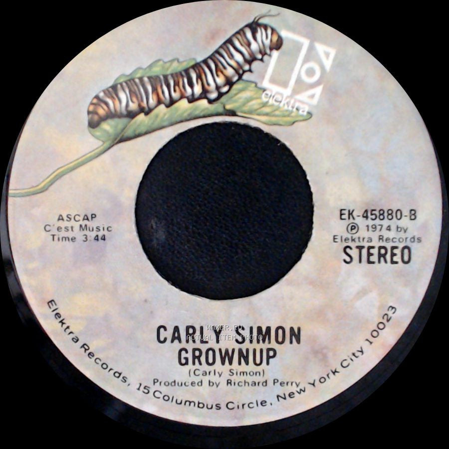 Carly Simon / Carly Simon & James Taylor - Grownup / Mockingbird side A