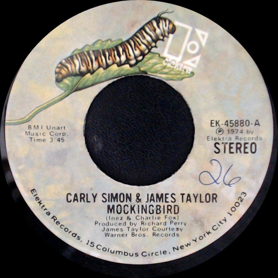 Carly Simon / Carly Simon & James Taylor - Grownup / Mockingbird side B