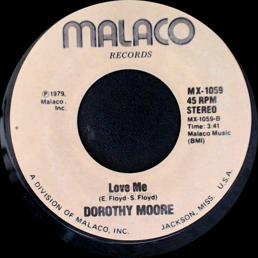 Dorothy Moore - Love Me / Once Or Twice side A