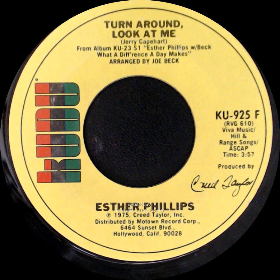 Esther Phillips - Turn Around, Look At Me / What A Diff'rence A Day Makes side A