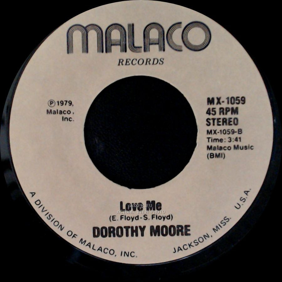 Dorothy Moore - Love Me / Once Or Twice side B