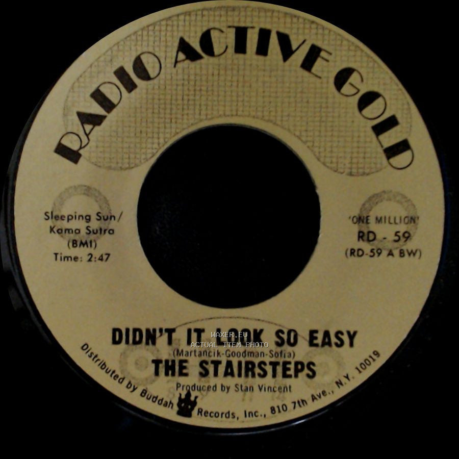 The Stairsteps - I Love You - Stop / Didn't It Look So Easy side A
