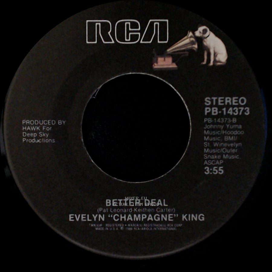 Evelyn "Champagne" King - Slow Down (Edited Remixed Version) / Better Deal side B