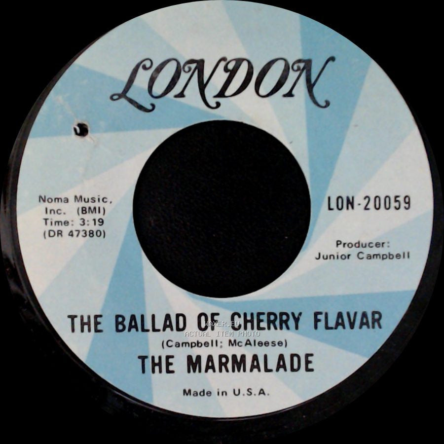 The Marmalade - The Ballad Of Cherry Flavar / Rainbow side B
