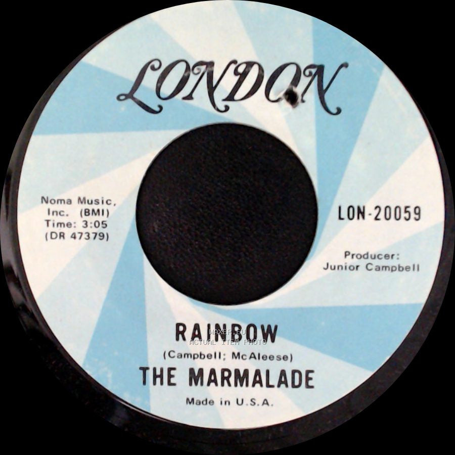 The Marmalade - The Ballad Of Cherry Flavar / Rainbow side B