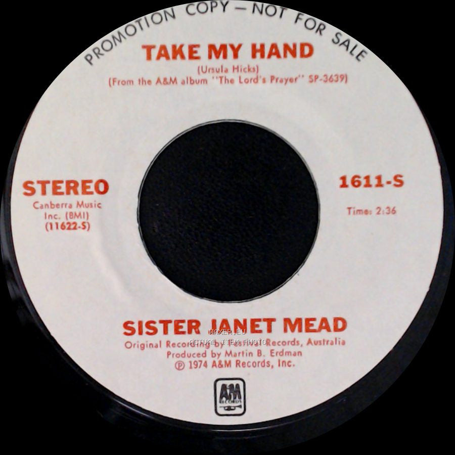 Sister Janet Mead - Take My Hand / Take My Hand side A