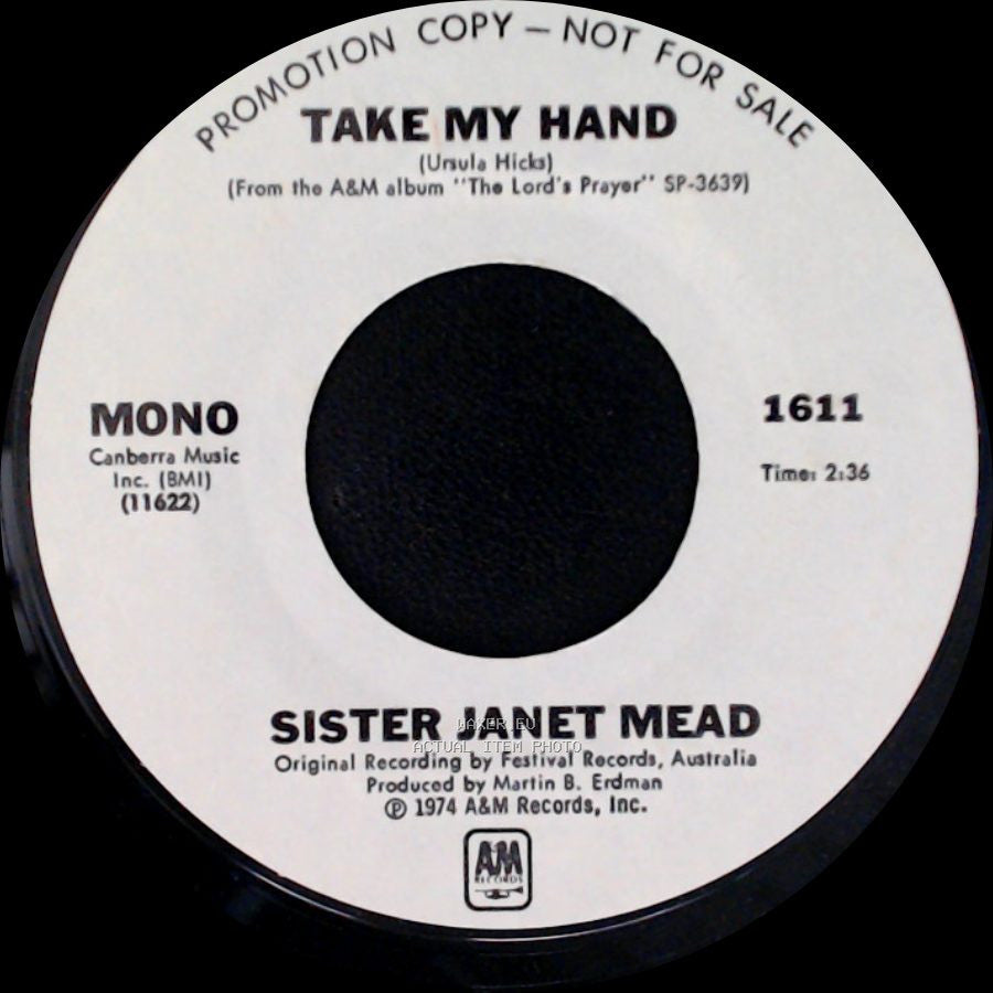 Sister Janet Mead - Take My Hand / Take My Hand side B