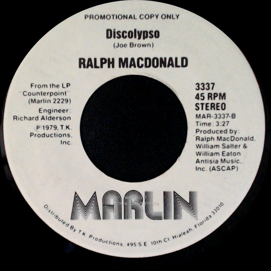 Ralph Macdonald - I Need Someone / Discolypso side B