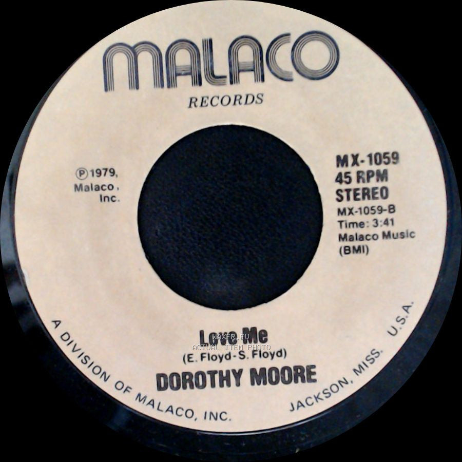 Dorothy Moore - Love Me / Once Or Twice side B