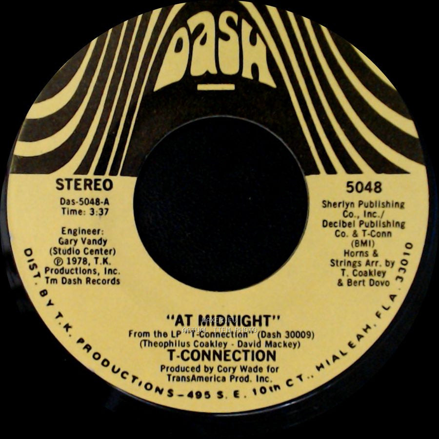 T. Connection - Playin' Games / At Midnight side B
