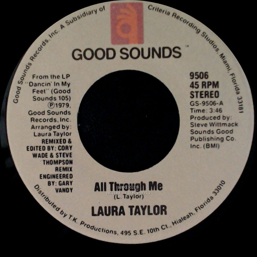 Laura Taylor - All Through Me / Some Love side A