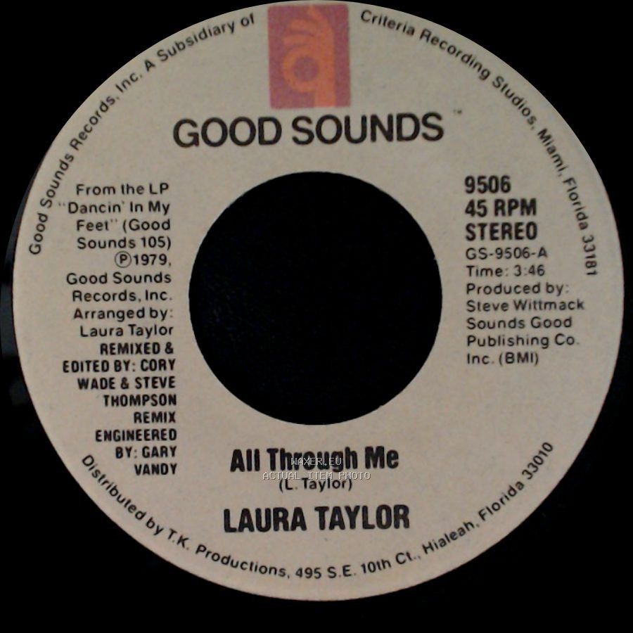 Laura Taylor - All Through Me / Some Love side A