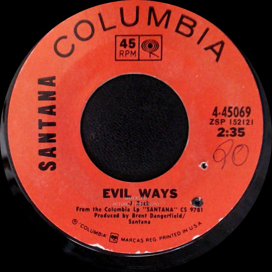 Santana - Waiting / Evil Ways side B