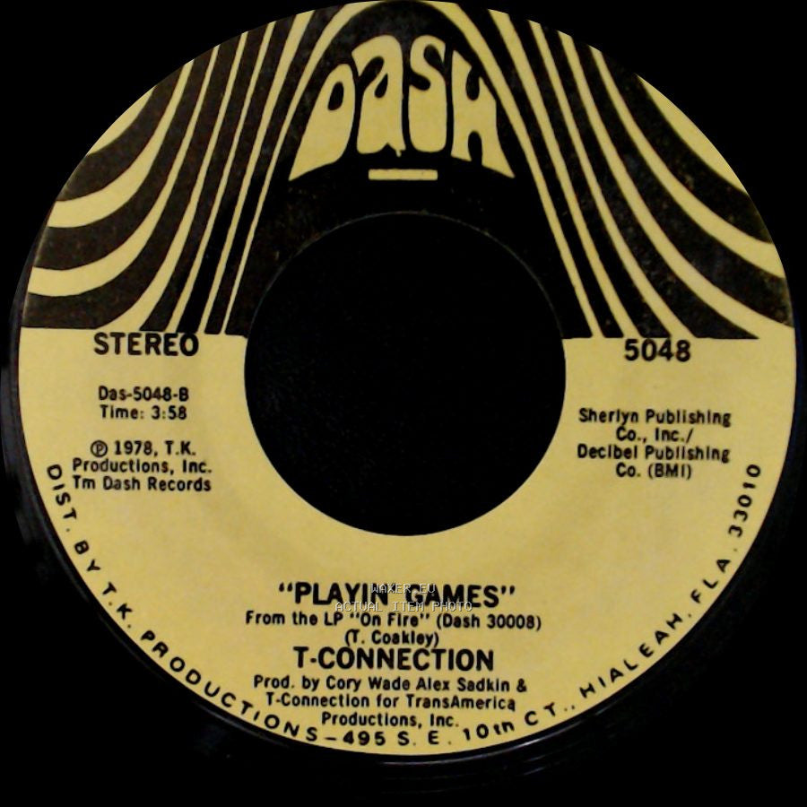 T. Connection - Playin' Games / At Midnight side A