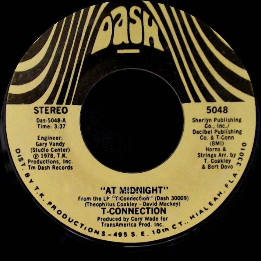 T. Connection - Playin' Games / At Midnight side B