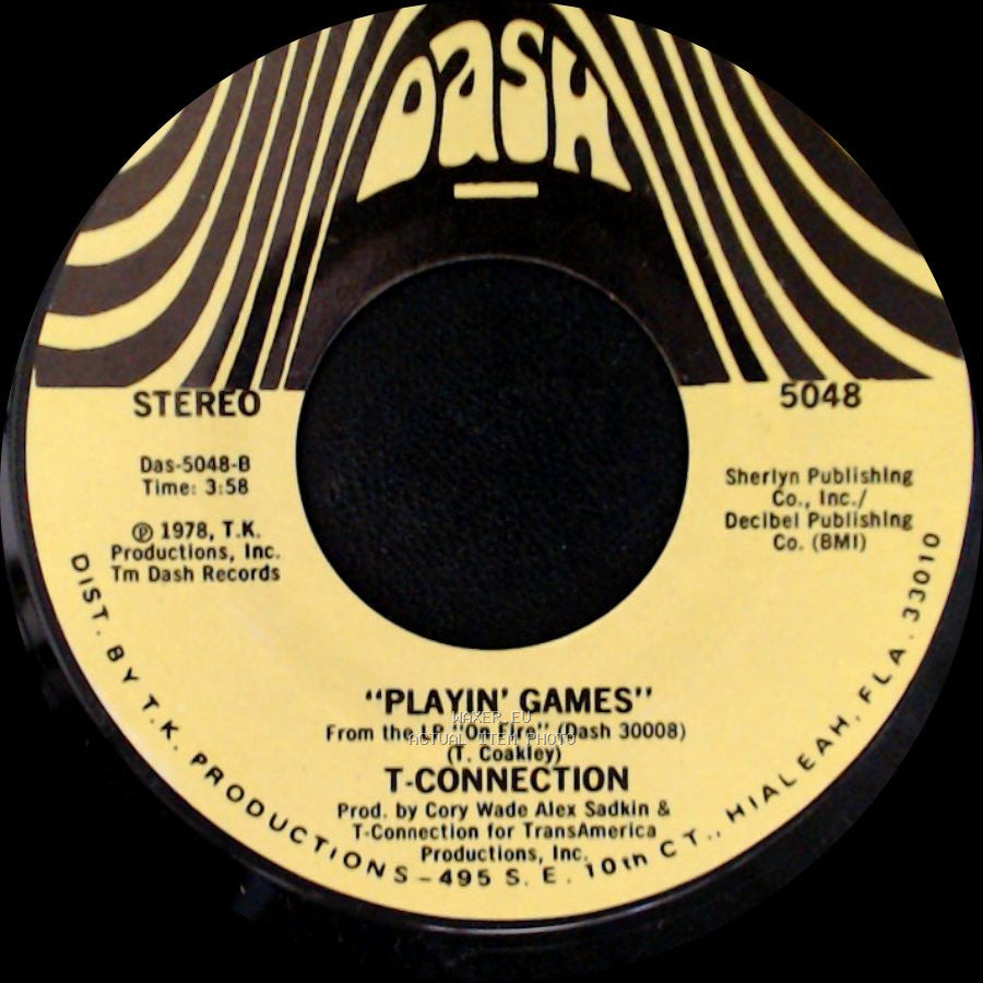T. Connection - Playin' Games / At Midnight side A