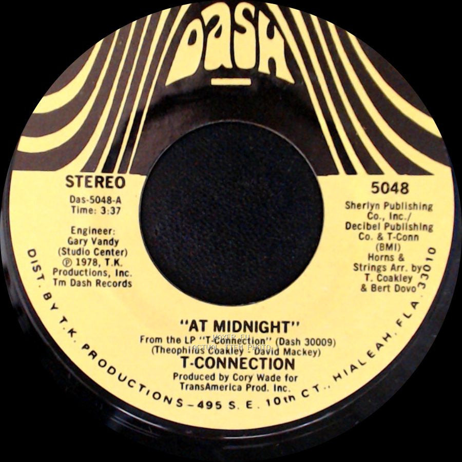 T. Connection - Playin' Games / At Midnight side B