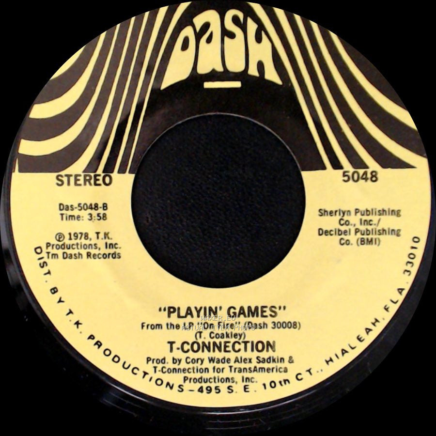 T. Connection - Playin' Games / At Midnight side A