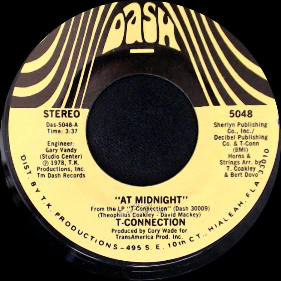 T. Connection - Playin' Games / At Midnight side B