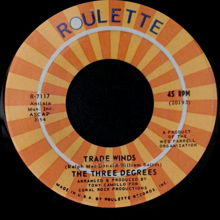 The Three Degrees - Trade Winds / I Turn To You side B
