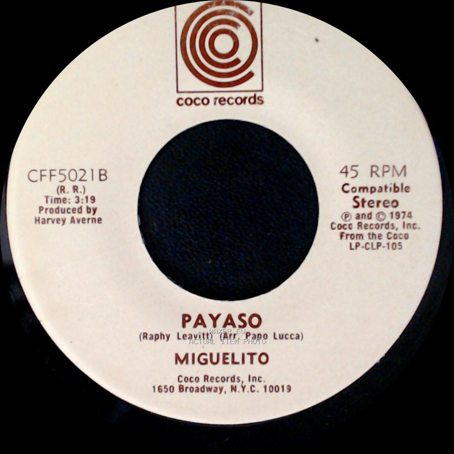 Miguelito - Payaso / Miguelin side A