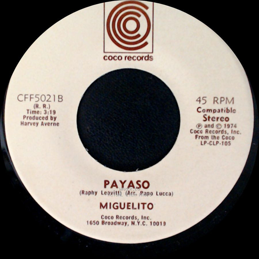 Miguelito - Payaso / Miguelin side A