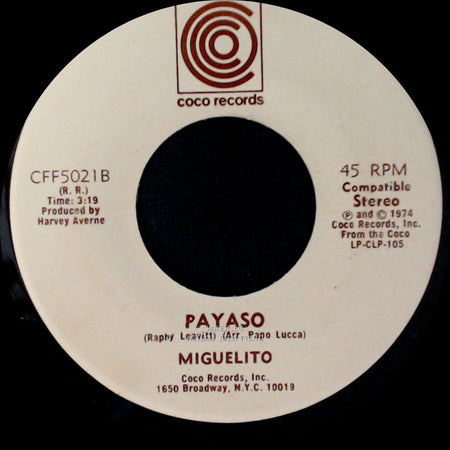 Miguelito - Payaso / Miguelin side A