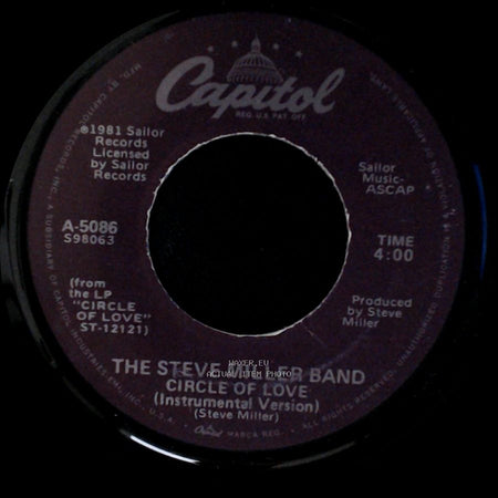 The Steve Miller Band - Circle Of Love (Instrumental Version) / Circle Of Love side A