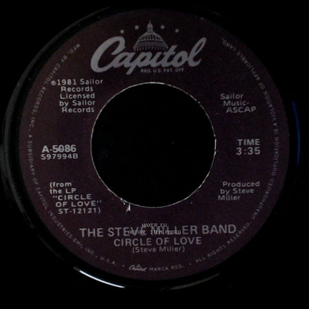 The Steve Miller Band - Circle Of Love (Instrumental Version) / Circle Of Love side B