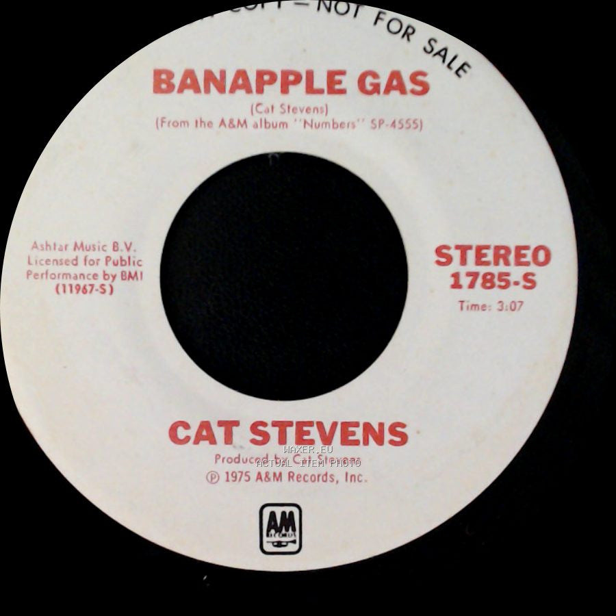 Cat Stevens - Banapple Gas / Banapple Gas side A