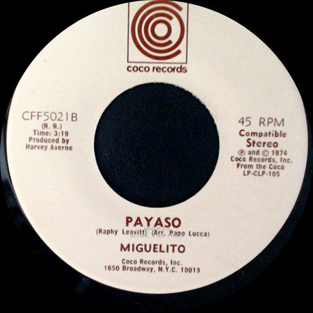 Miguelito - Payaso / Miguelin side B