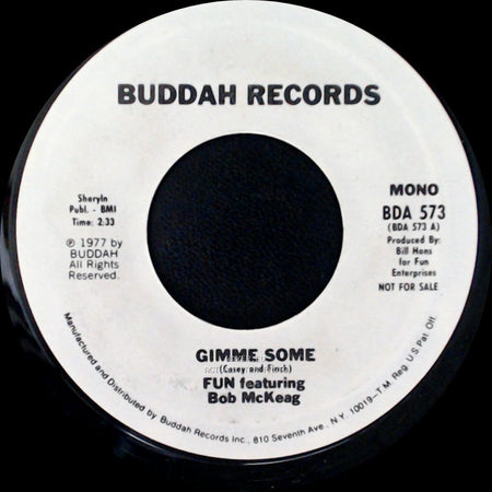 Fun Featuring Bob Mckeag - Gimme Some / Gimme Some side A
