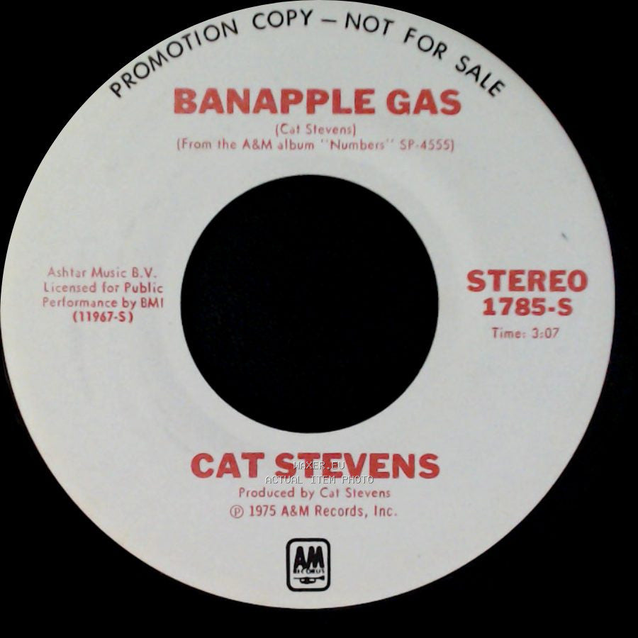 Cat Stevens - Banapple Gas / Banapple Gas side A