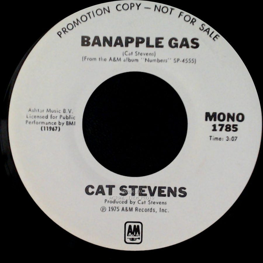 Cat Stevens - Banapple Gas / Banapple Gas side B