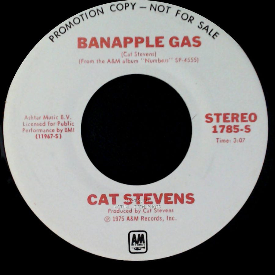 Cat Stevens - Banapple Gas / Banapple Gas side A
