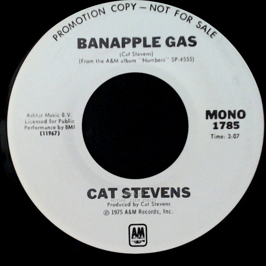 Cat Stevens - Banapple Gas / Banapple Gas side B