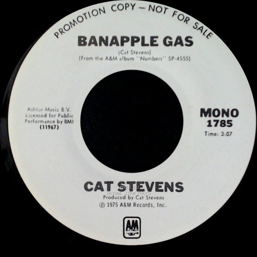 Cat Stevens - Banapple Gas / Banapple Gas side B