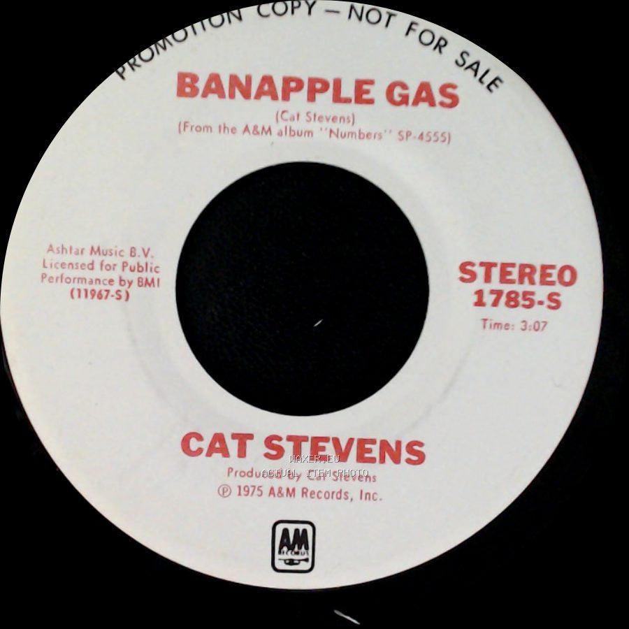Cat Stevens - Banapple Gas / Banapple Gas side A