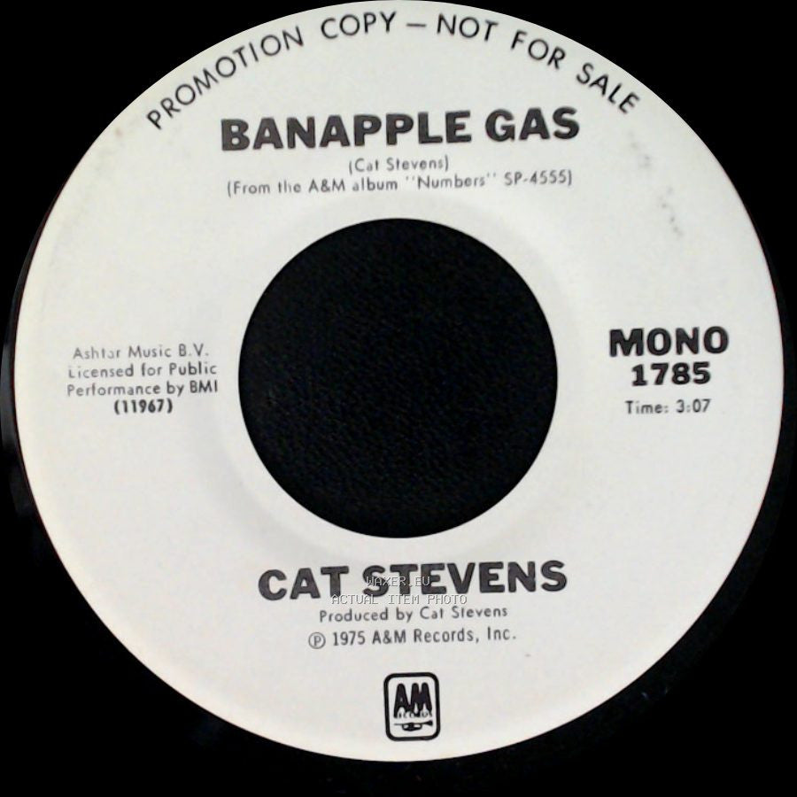 Cat Stevens - Banapple Gas / Banapple Gas side B
