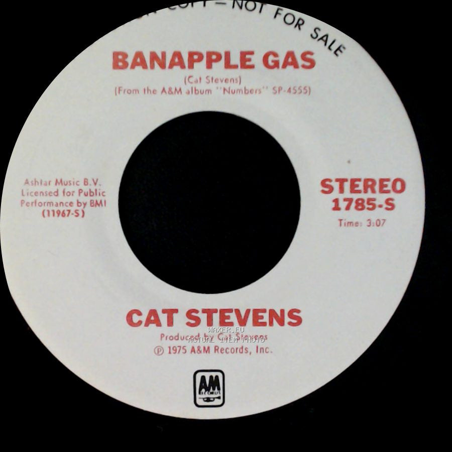 Cat Stevens - Banapple Gas / Banapple Gas side A