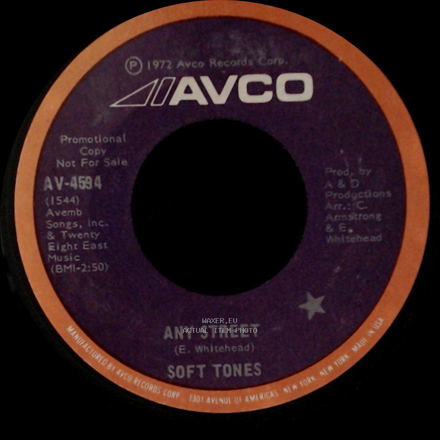 Soft Tones - Any Street / Any Street side A