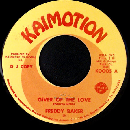 Freddy Baker - Giver Of The Love / Giver Of The Love side B
