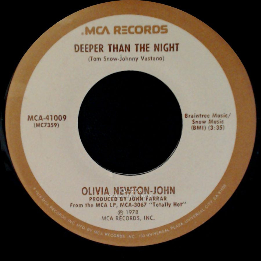 Olivia Newton-John - Please Don't Keep Me Waiting / Deeper Than The Night side A