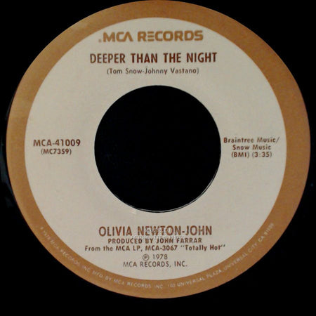 Olivia Newton-John - Please Don't Keep Me Waiting / Deeper Than The Night side A