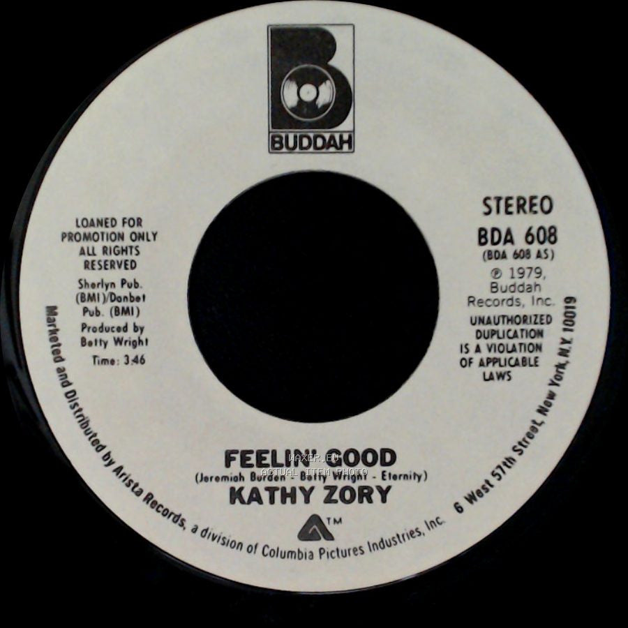 Kathy Zory - Feelin' Good / Feelin' Good side B