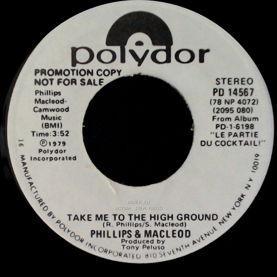 Phillips & Macleod - Take Me To The High Ground / Take Me To The High Ground side B