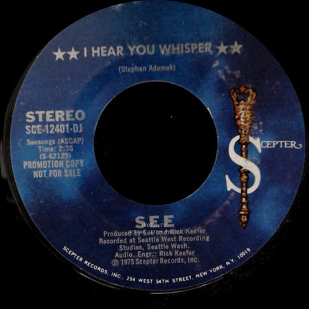 See - I Hear You Whisper / Bicycle side B