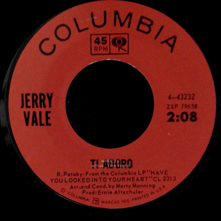 Jerry Vale - Ti Adoro / For Mama side A