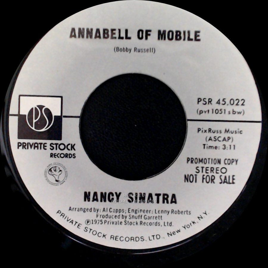 Nancy Sinatra - Annabell Of Mobile / Annabell Of Mobile side A