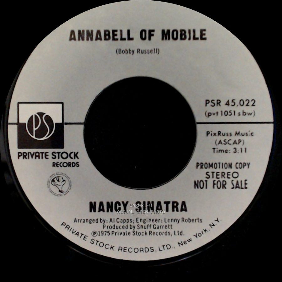 Nancy Sinatra - Annabell Of Mobile / Annabell Of Mobile side A